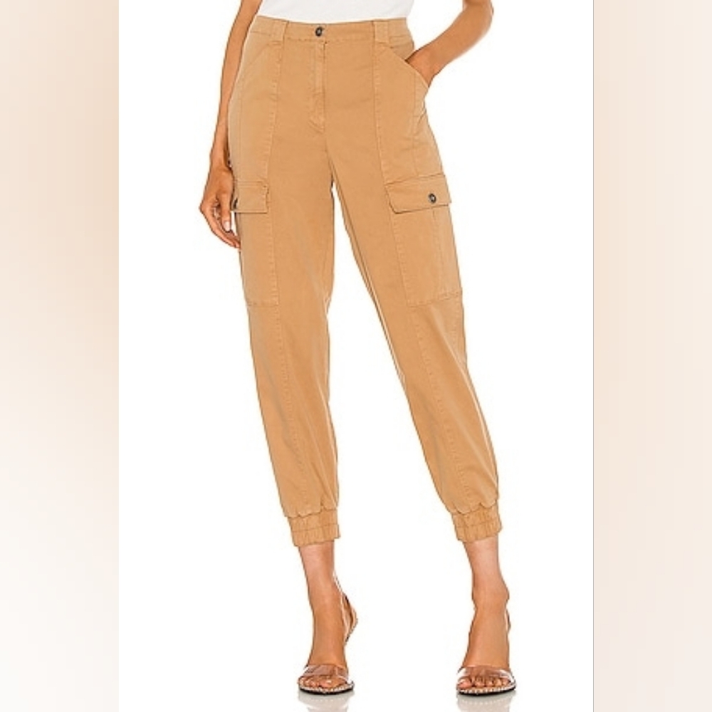 Cinq a Sept X Revolve Women's Kelly Tan Cargo Pocket Skinny Pants‎ Size XS
